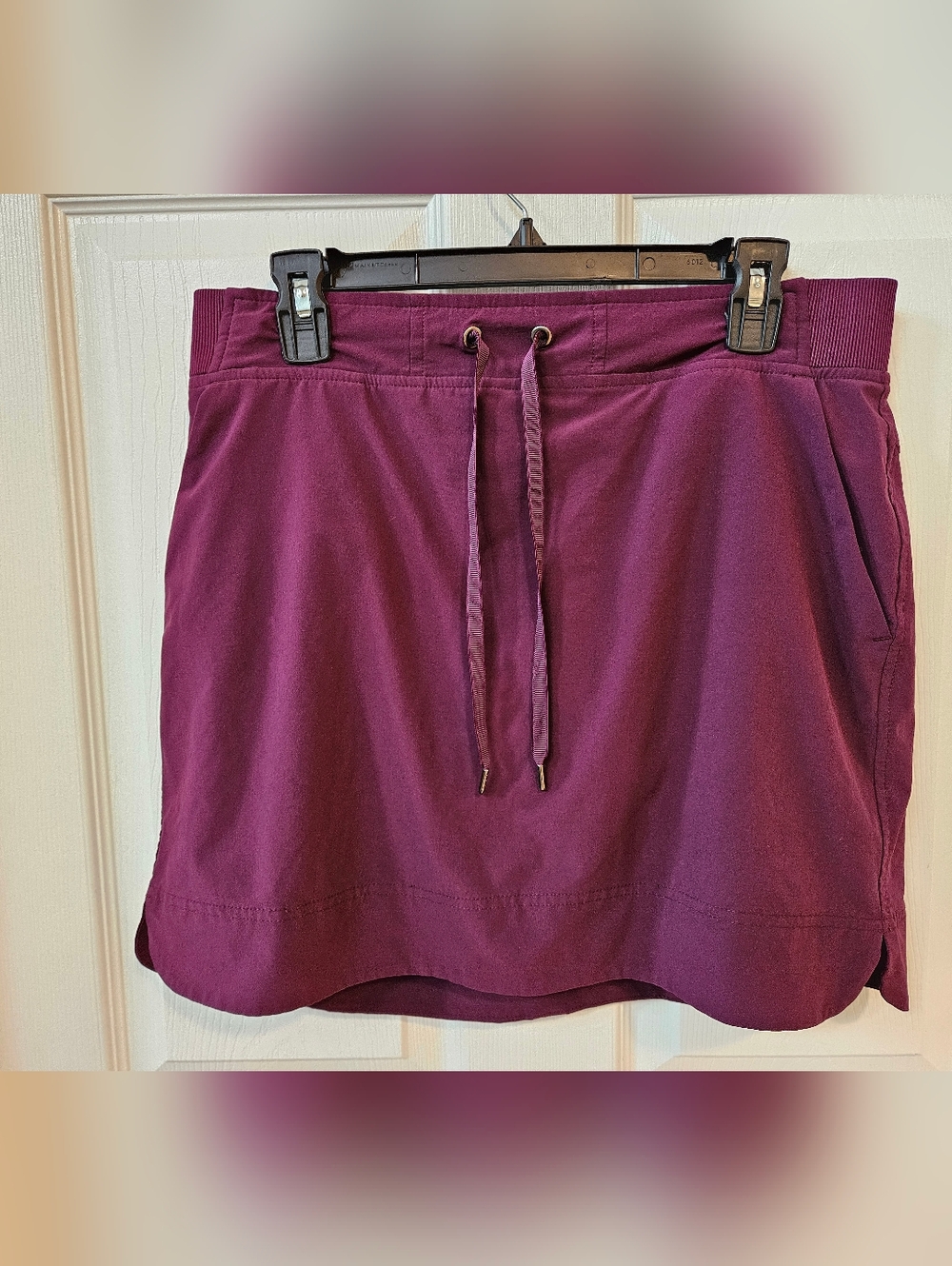 Athleta Skort Womens 12 Purple Athletic Golf Tennis Travel Skirt Shorts